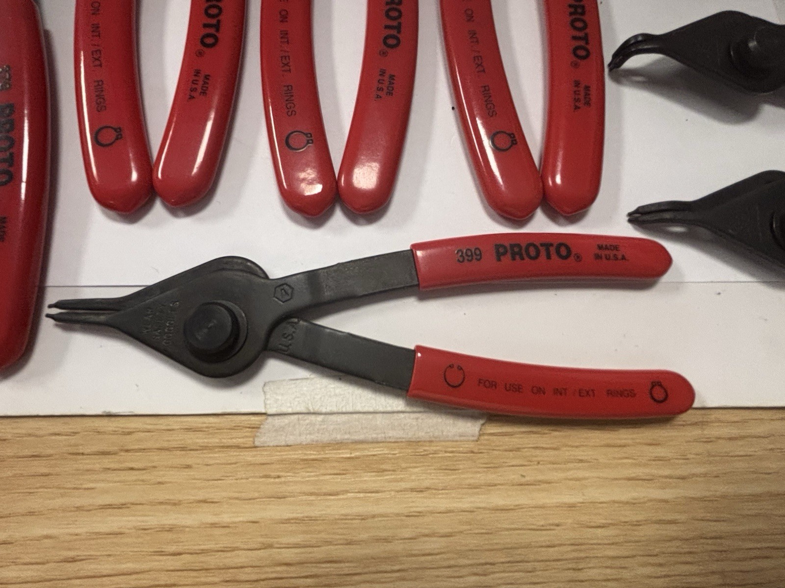 PROTO 360B Convertible Retaining Ring Pliers Set – 12 Piece – Made in USA