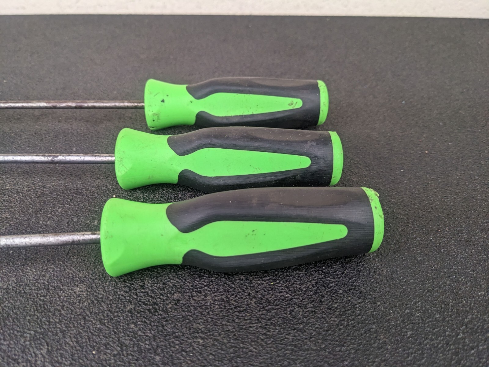 #bk347 Snap-on Tools USA GREEN Soft Grip Heavy-Duty Pick Set SGLASA604BG