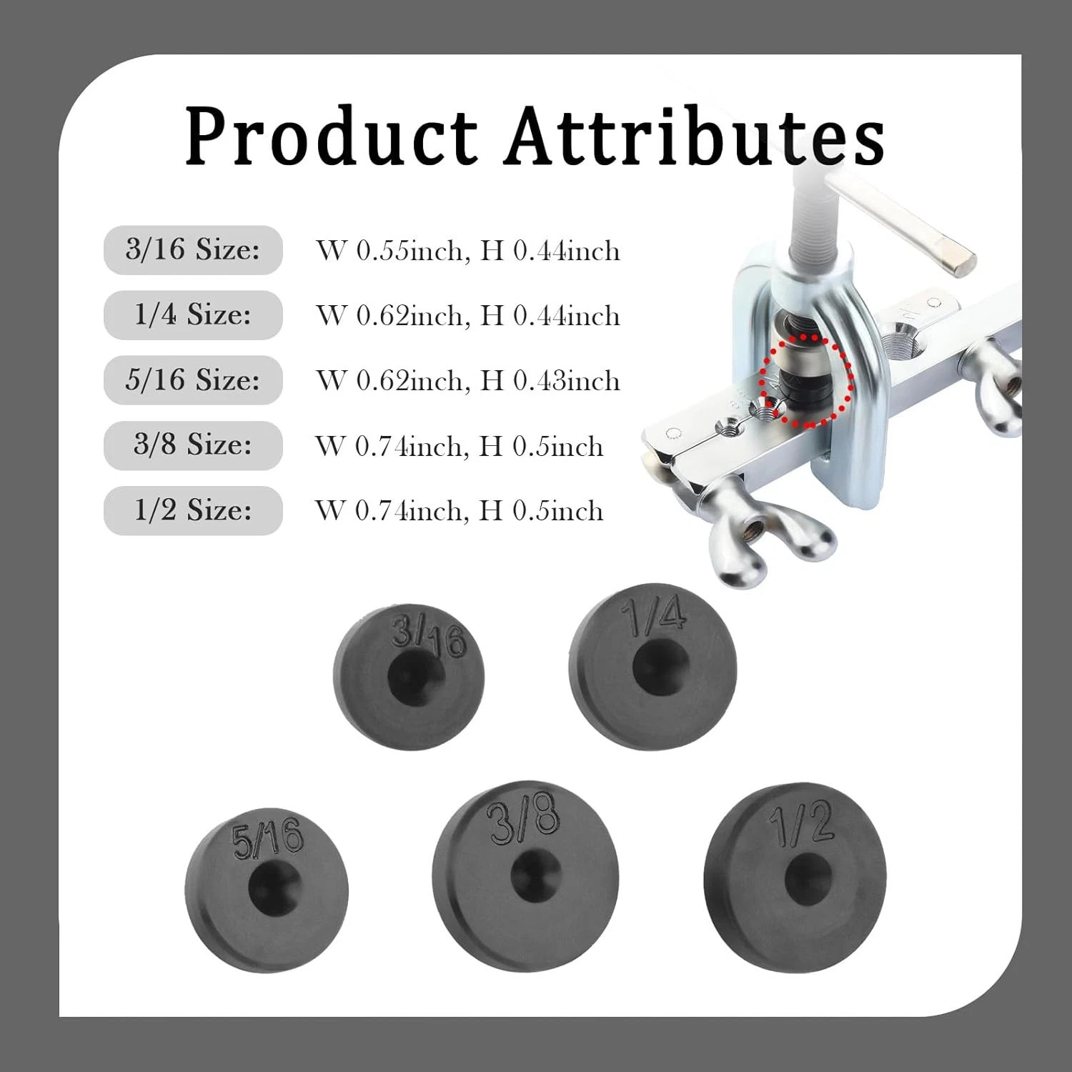 3/16″ Brake Line Kit + 1/4 25FT Copper Pipe Flaring Tool 32 Fittings Nuts