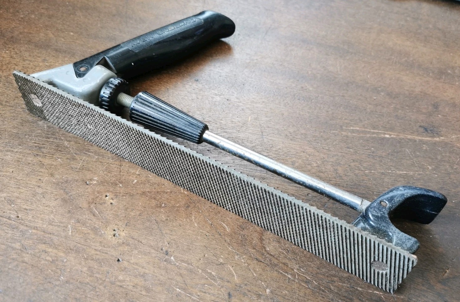 Vintage Aven Trimmatool 10″ long for auto body repairs.