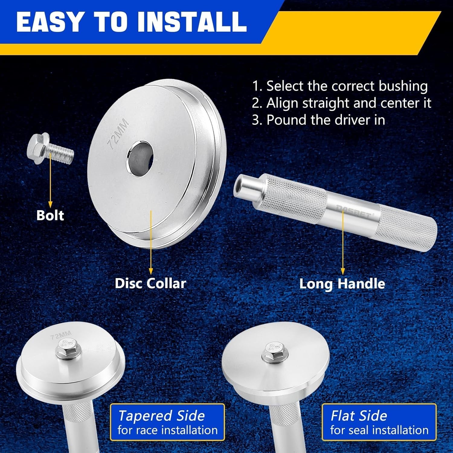 Corrosion-Resistant Aluminum Bearing Press Kit for Professional Installations