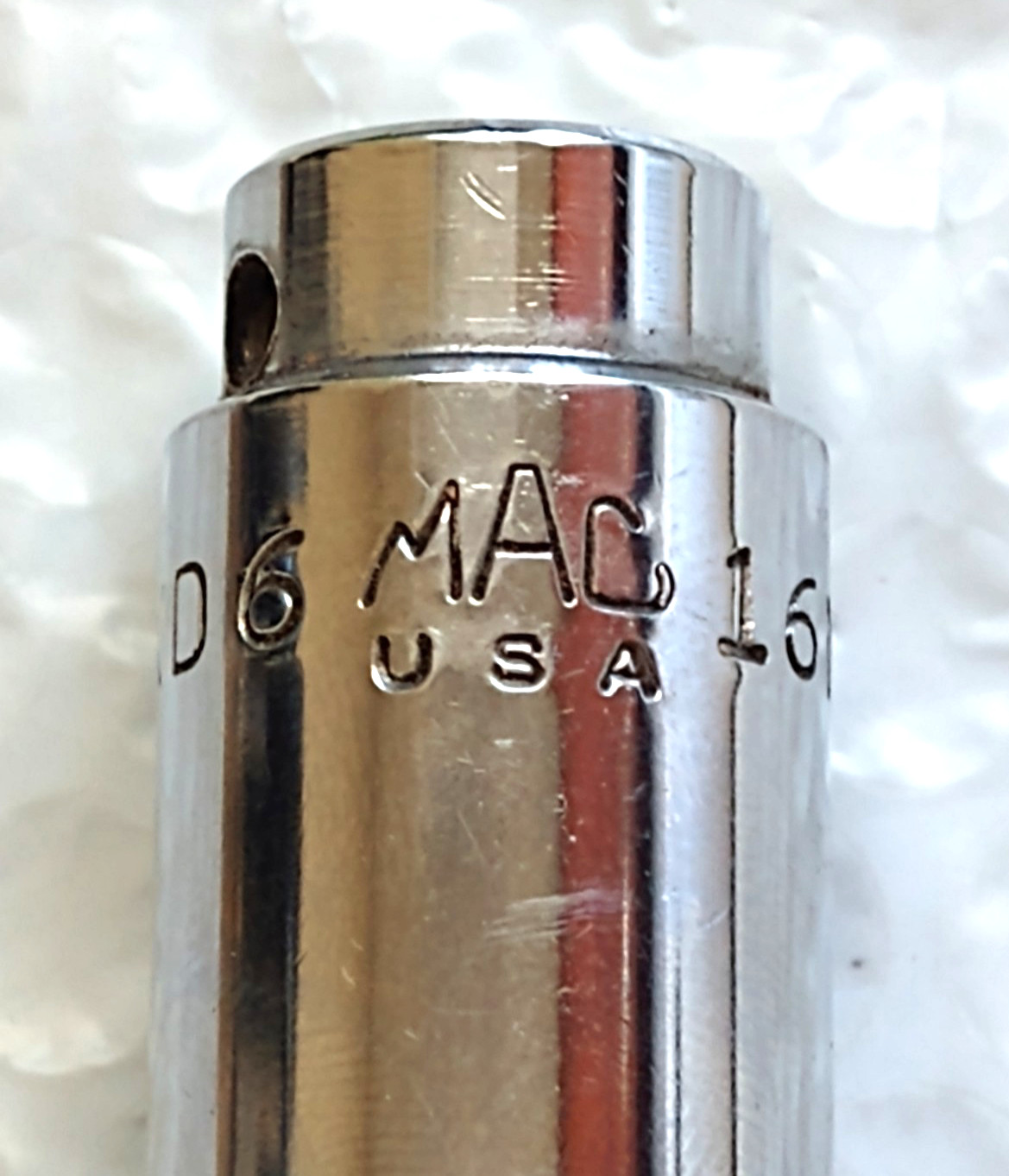 MAC TOOLS XD6-16MM. 3/8″ DRIVE, 16MM. SOCKET, 2.7″ DEEP/HIGH, 6 POINT.