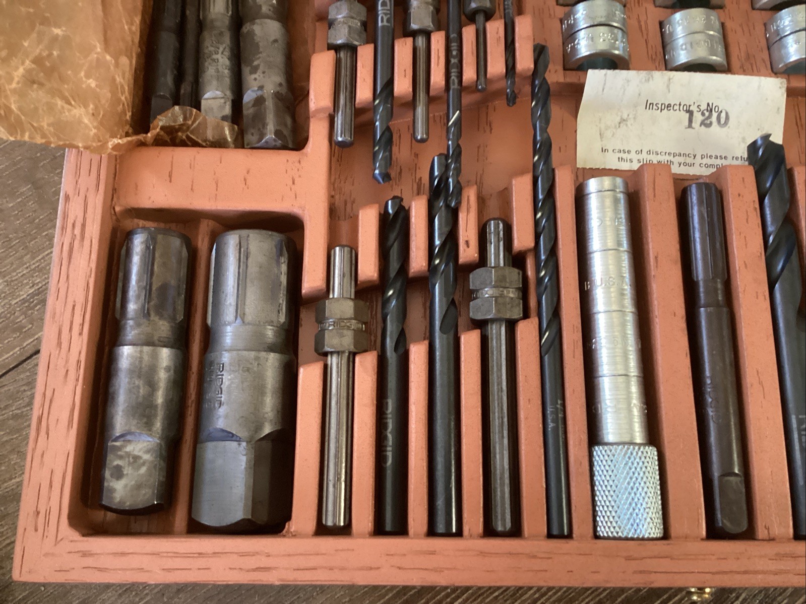 NEW NOS IN BOX SNAP ON BLUE POINT E1025 RIDGID 25 SCREW PIPE EXTRACTOR SET