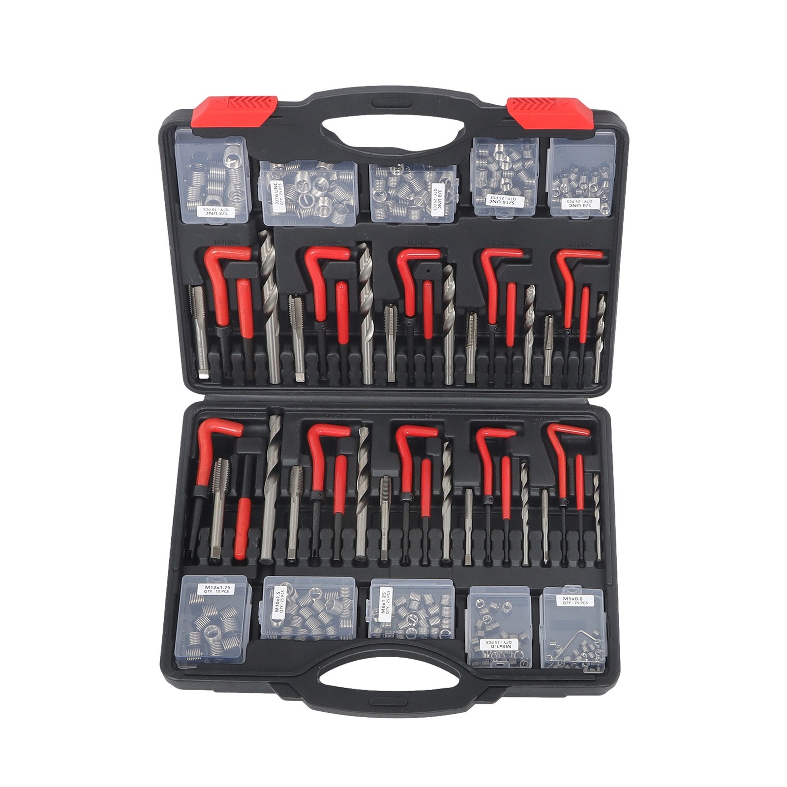 Helicoil Thread Repair Kit Thread Chaser Kits HSS Drill Helicoil Kit 261 PCS