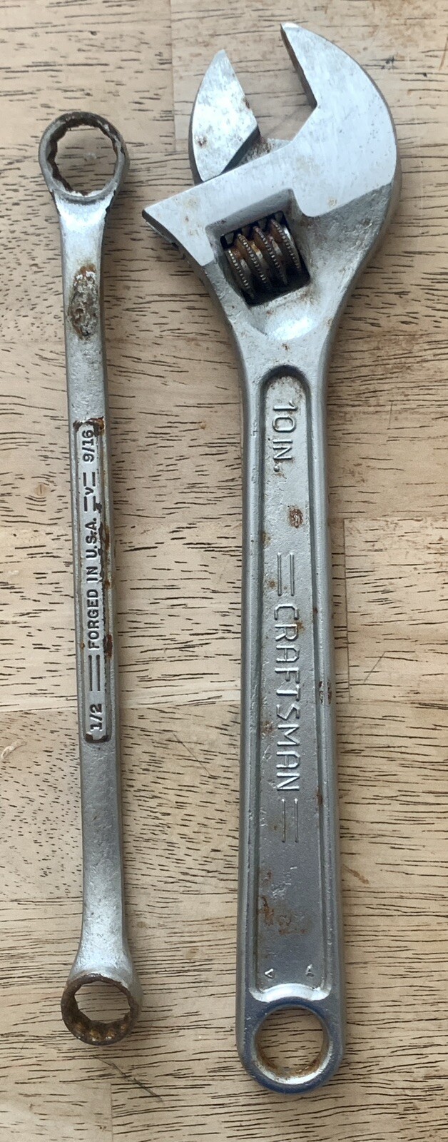 CRAFTSMAN SAE Double Box End Ratcheting Wrench / Open End Mixed Lot 22 Pc