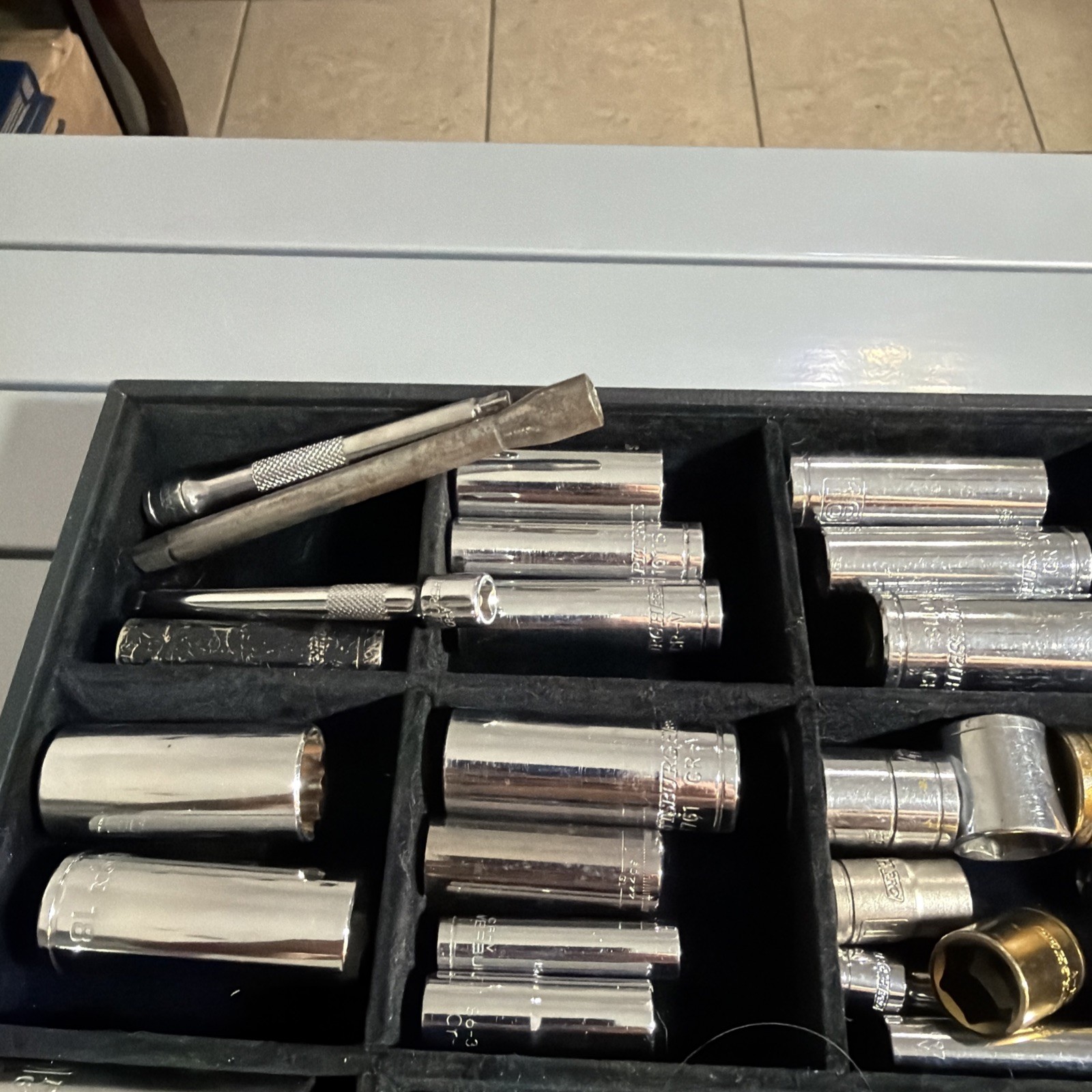 Mixed Socket Lot Toolbox Cleanout Craftsman snap on Pittsburgh over 50pcs