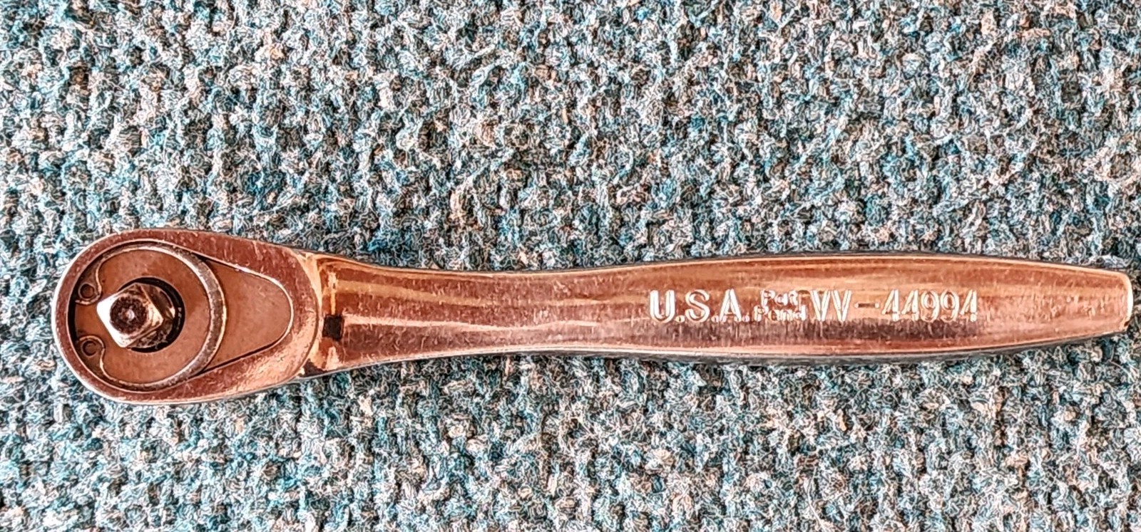Vintage Craftsman USA, 1/4″ Drive Thin Profile Ratchet 84-Tooth -VV- 44994. Used