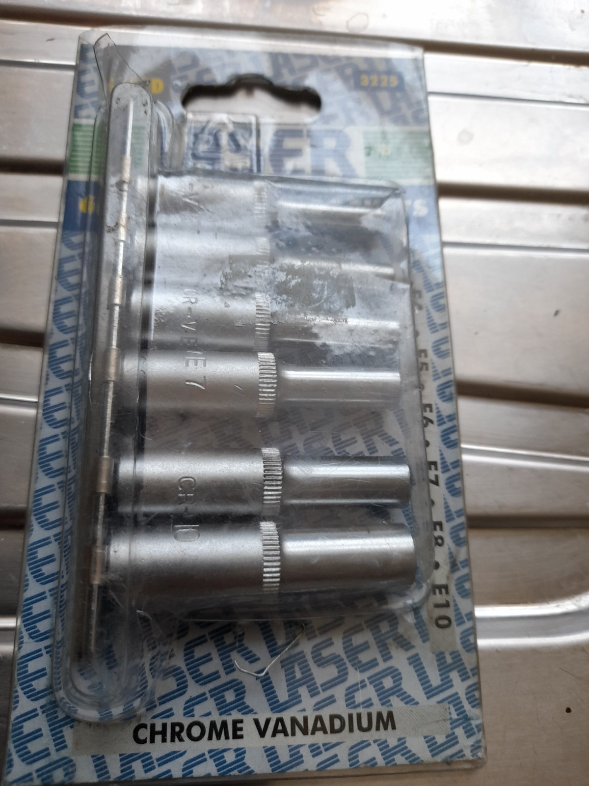 Laser Deep Star Socket Set 1/4″D 6pc 3225
