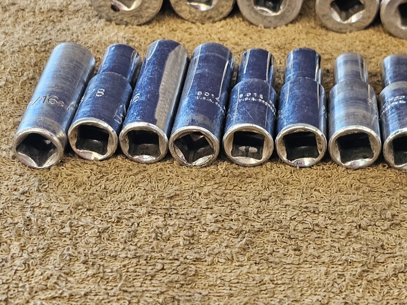 21 Proto Professional Deep Well Long Socket 3/8″ Drive Set Sae 7/8″ 1/4″ 5024H