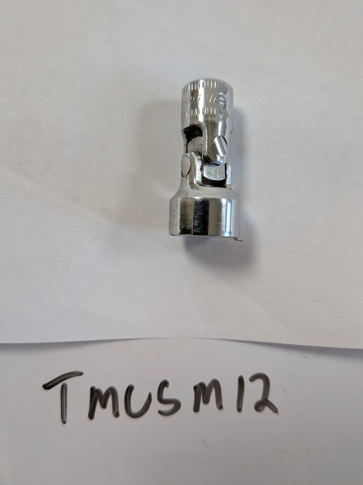 Snap-on TMUSM12 1/4″ Drive 12mm Universal Joint Socket w8b1wt