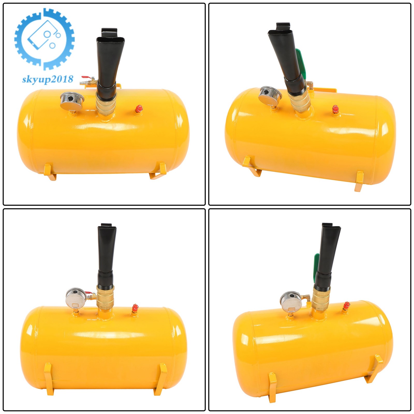 Air Tire Bead Seater 145PSI 10 Gallon Blaster Tool Seating Inflator Truck ATV