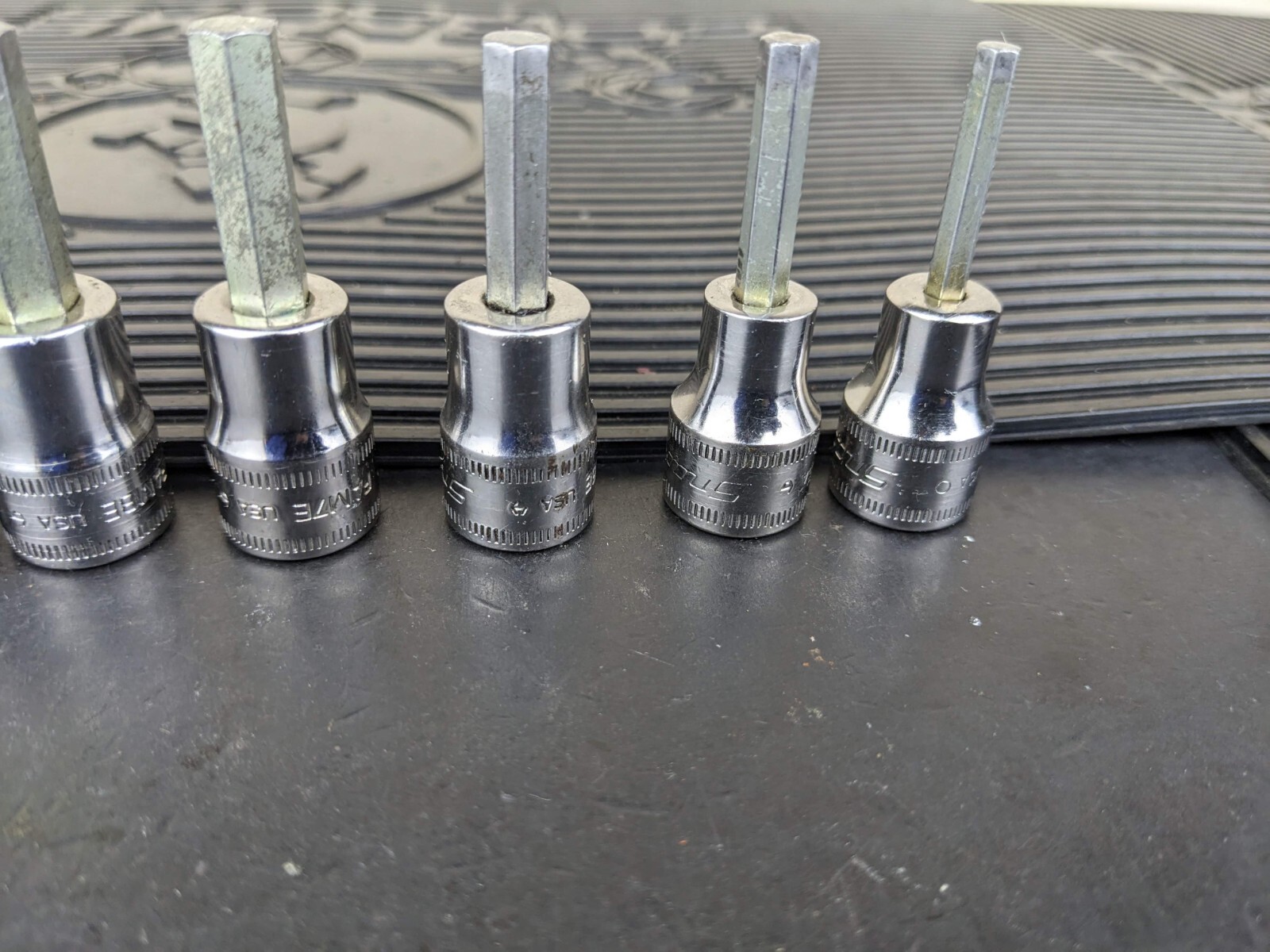 #be215 Snap-On 11pc Metric Hex Allen Socket Set 3/8″ Drive 4mm to 14mm 211EFAMY