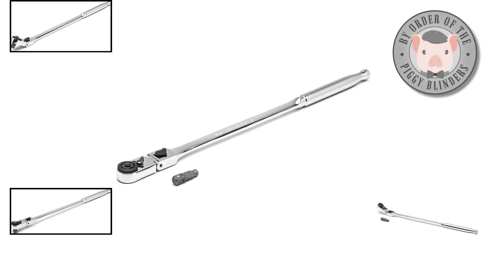 Versatile 12″ 1/4″ Drive Ratchet with Locking Flex Head – Easy Fastener Access
