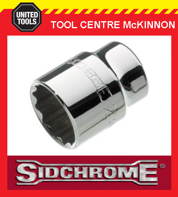 SIDCHROME SOCKETS – 1/2” DRIVE METRIC TORQUEPLUS STANDARD – ALL SIZES AVAILABLE