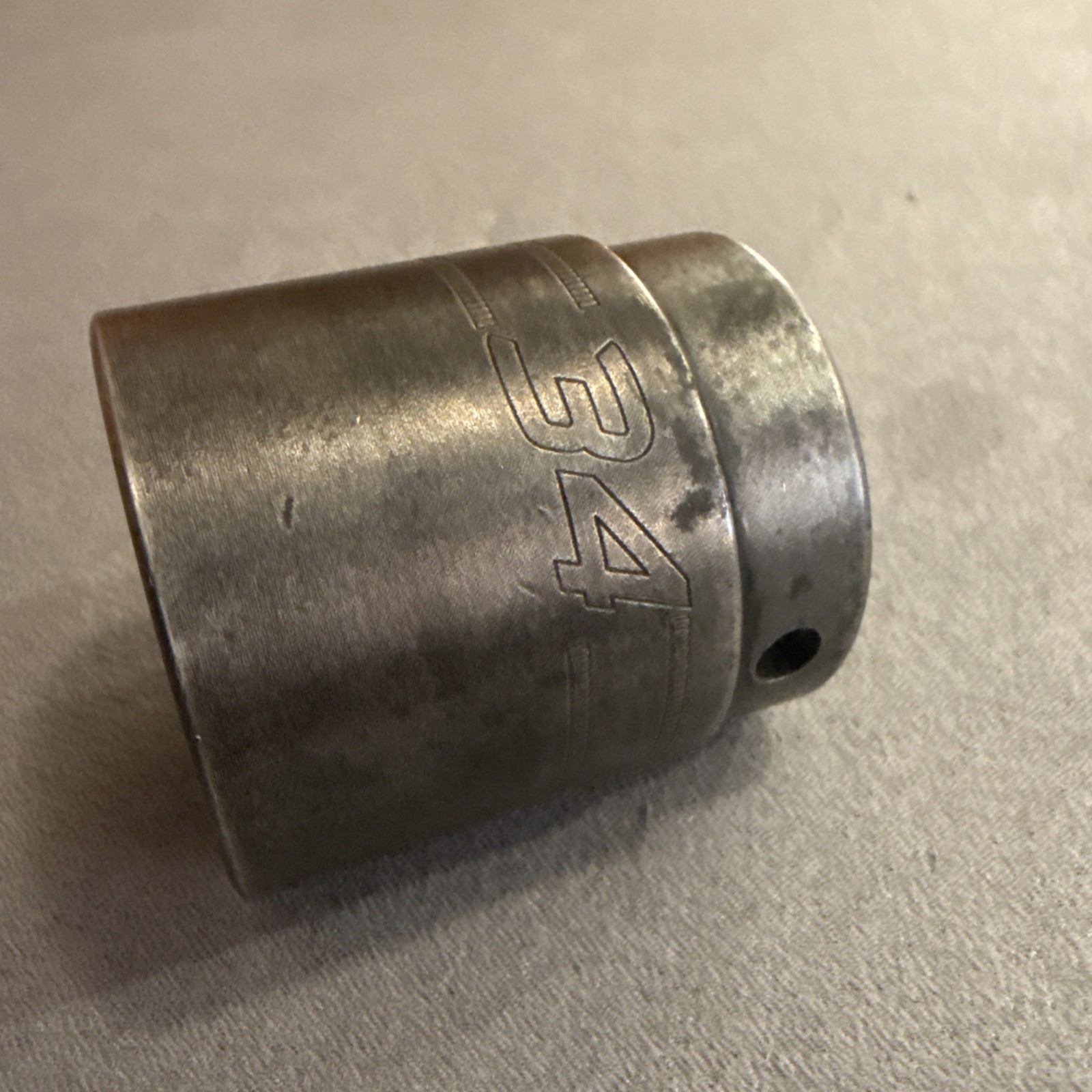 Snap-on Tools USA 1/2″ Drive 34mm Metric 6pt Shallow Impact Socket IMM340
