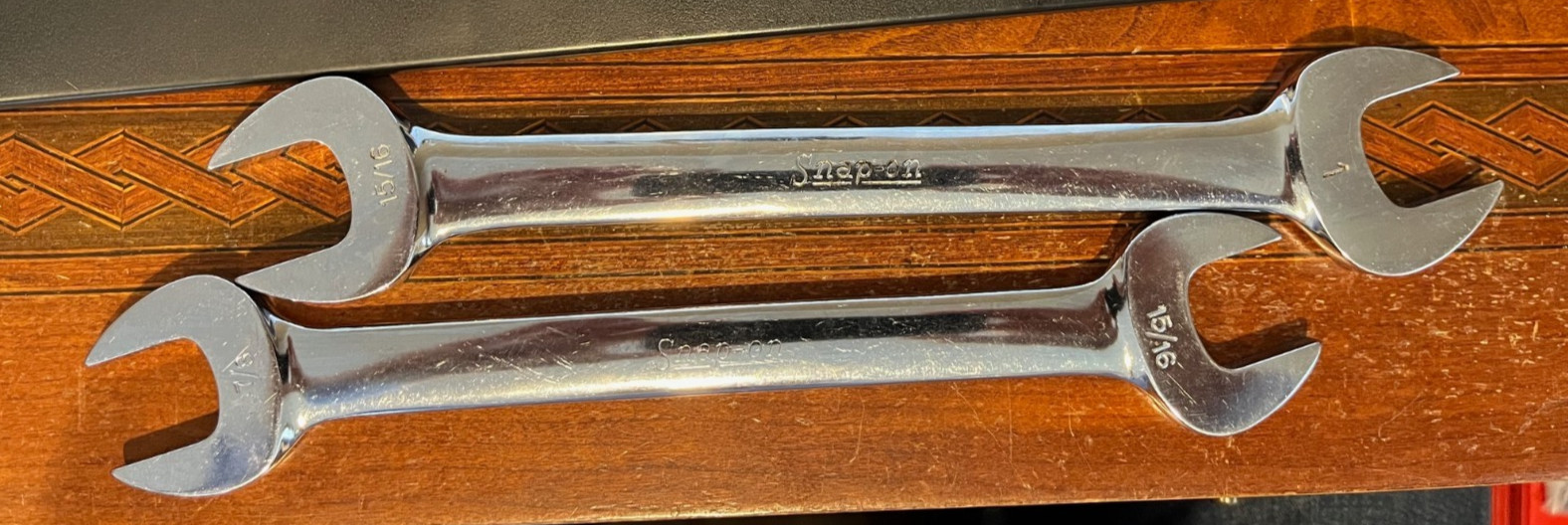 SNAP-ON UNDERLINE VO SERIES SAE DOUBLE OPEN END WRENCH SET 1″ TO 1/4″ 12 PC