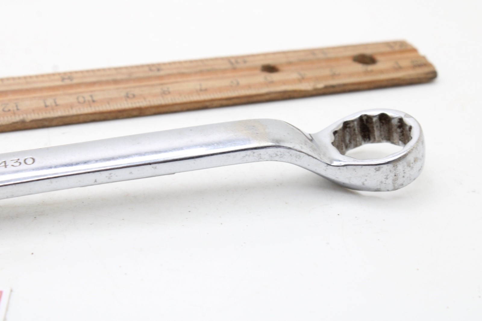 Snap-on XB2022 5/8″ x 11/16″ SAE Chrome 12 Point 10° Offset Box End Wrench USA