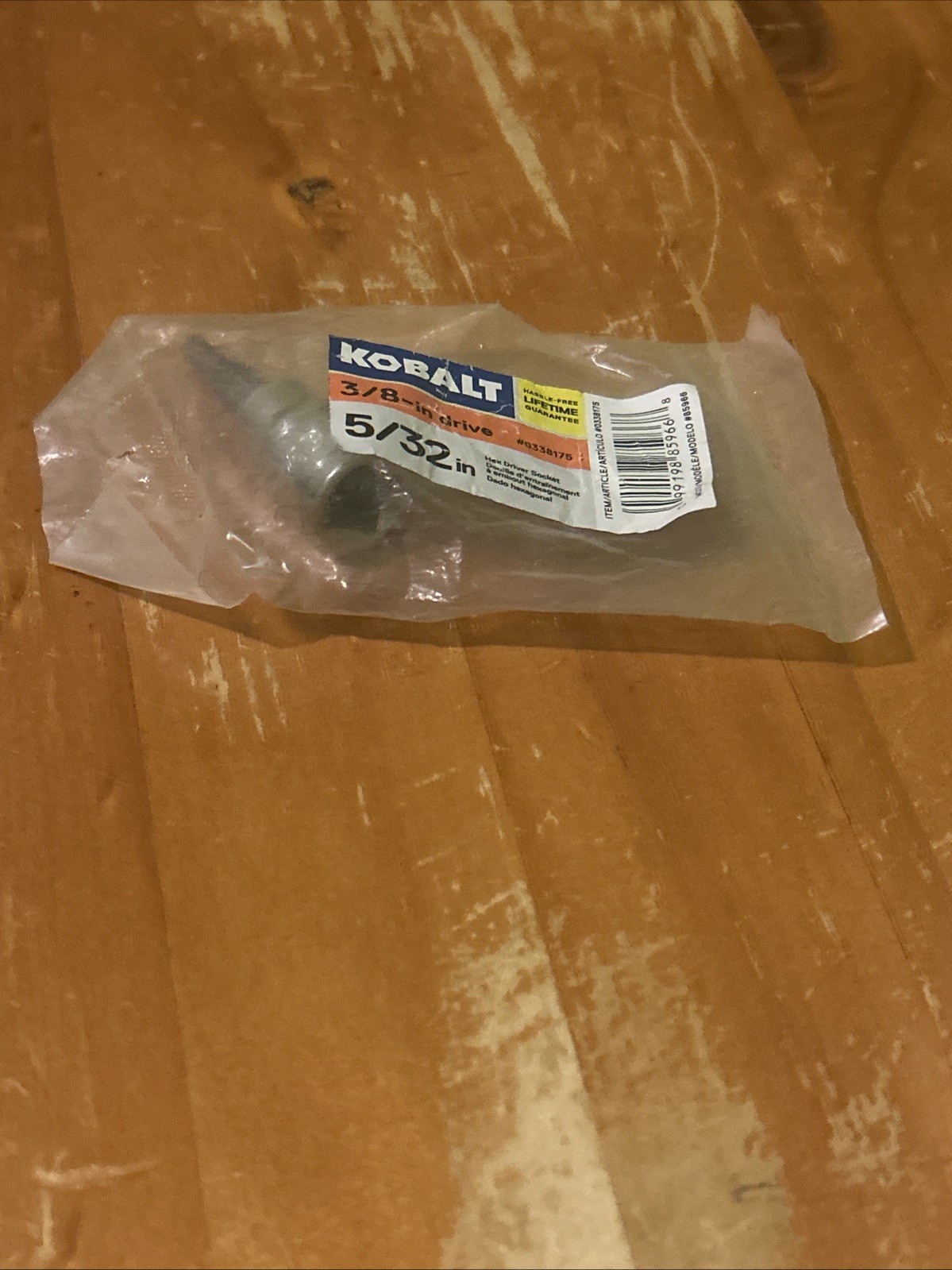 Kobalt 3/8″ Drive x 5/32″ Hex Driver Socket