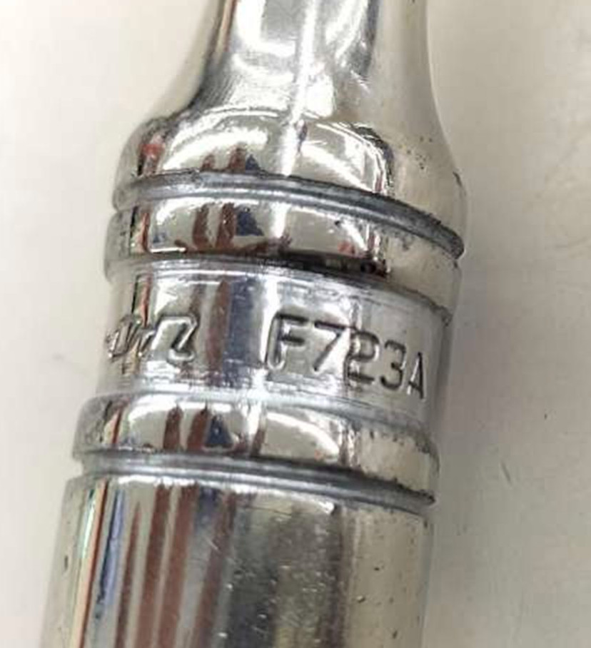Snap-on F723A 3/8 Drive Quick Release Standard Length Chrome Ratchet Used