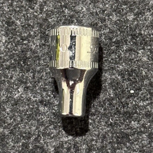 Snap-on 1/4″ Drive 6 pt. 4 mm Socket TMM4