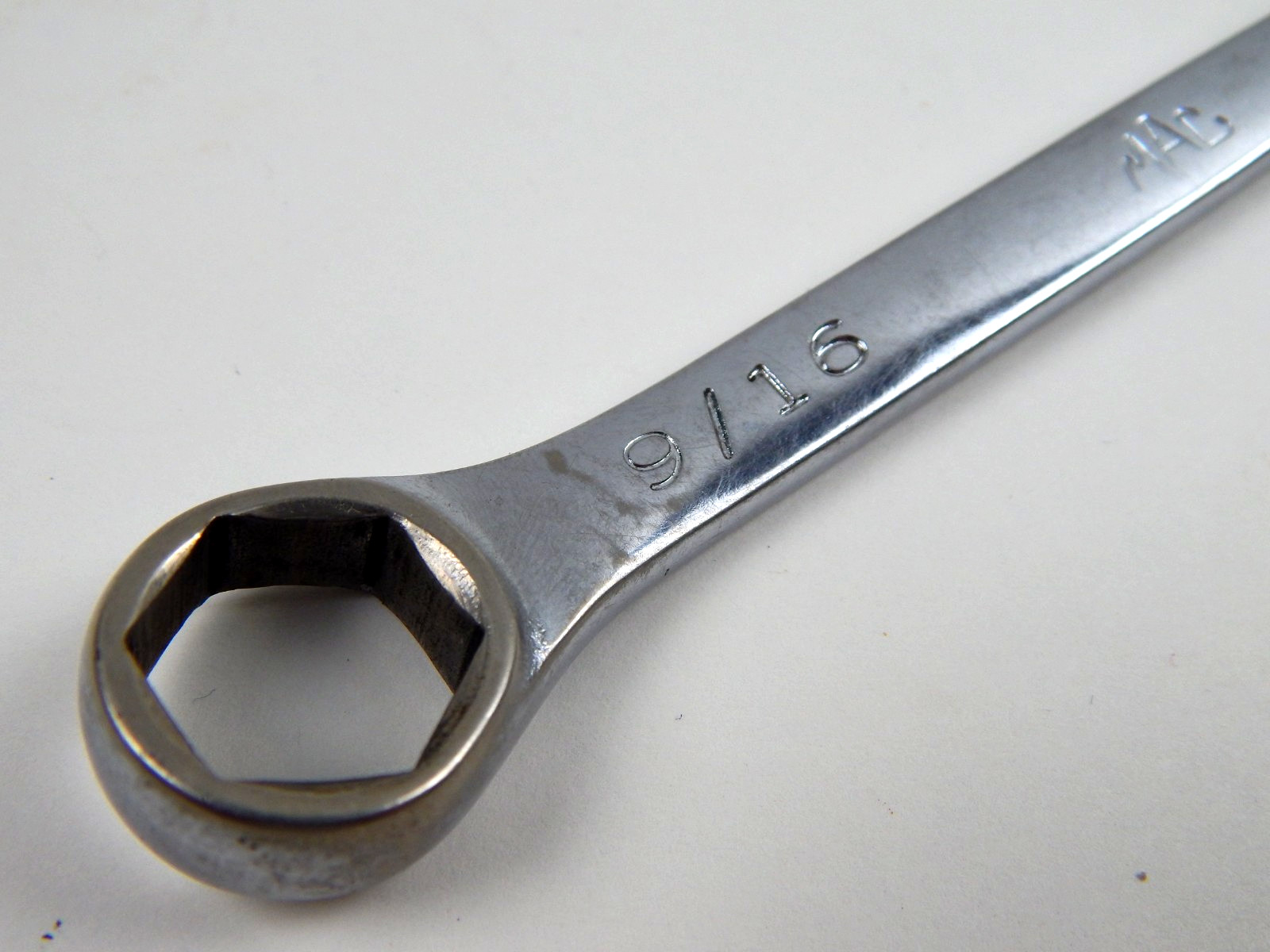 MAC Tools CH18 9/16″ SAE 6 Point Combination Wrench Full Polish Made in USA VGUC