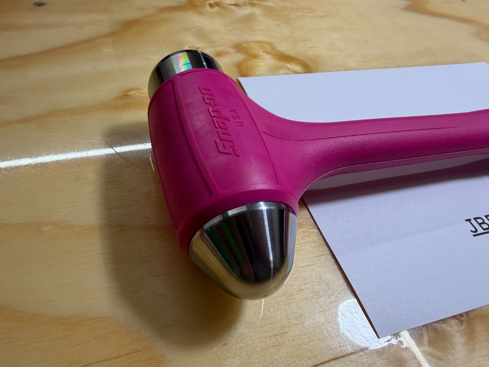Snap-on Tools NEW ELECTRIC PINK 56oz / 1550g Soft Grip Dead Blow Hammer HBBD56EP