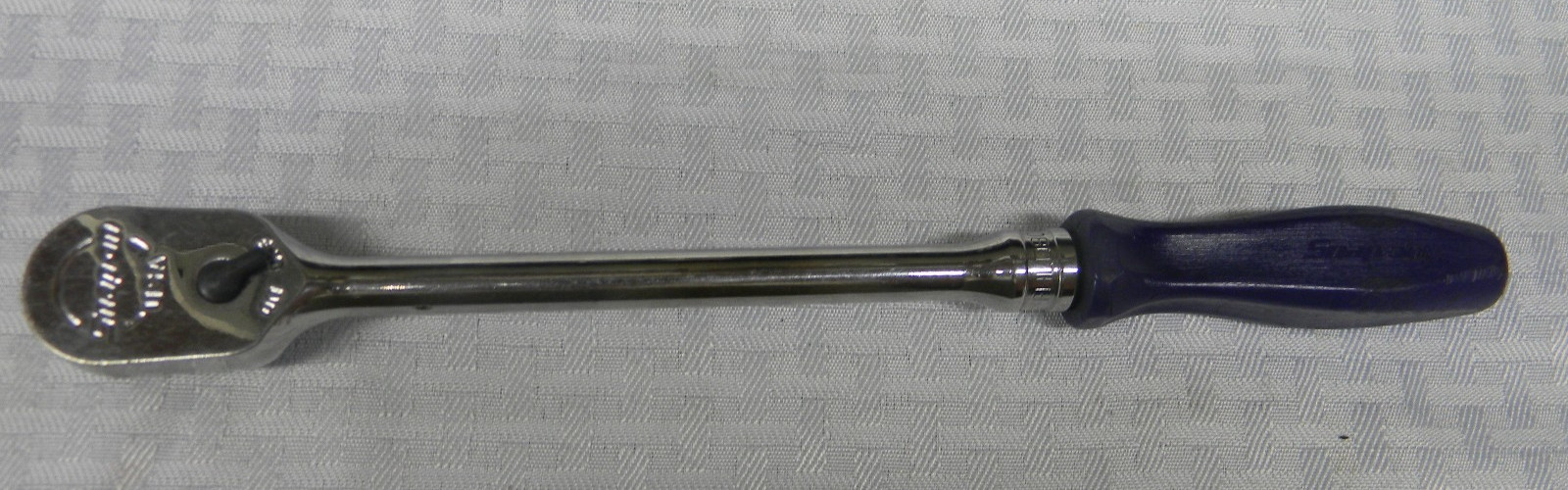 SNAP-ON 3/8″ DRIVE 11-3/8″ LONG DARK PURPLE HARD HANDLE RATCHET #FHLD80