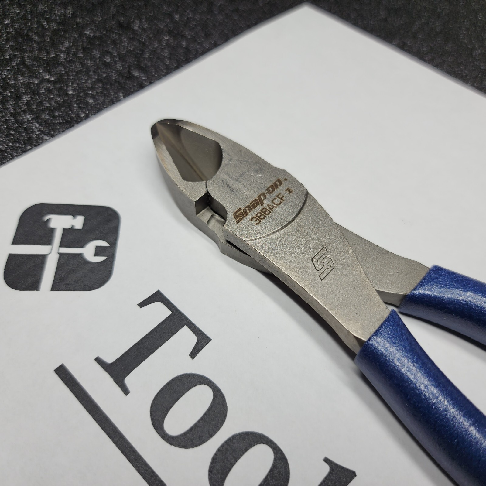 Snap-on Tools NEW POWER BLUE 8″ High Leverage Diagonal Cutter Pliers 388ACFMB