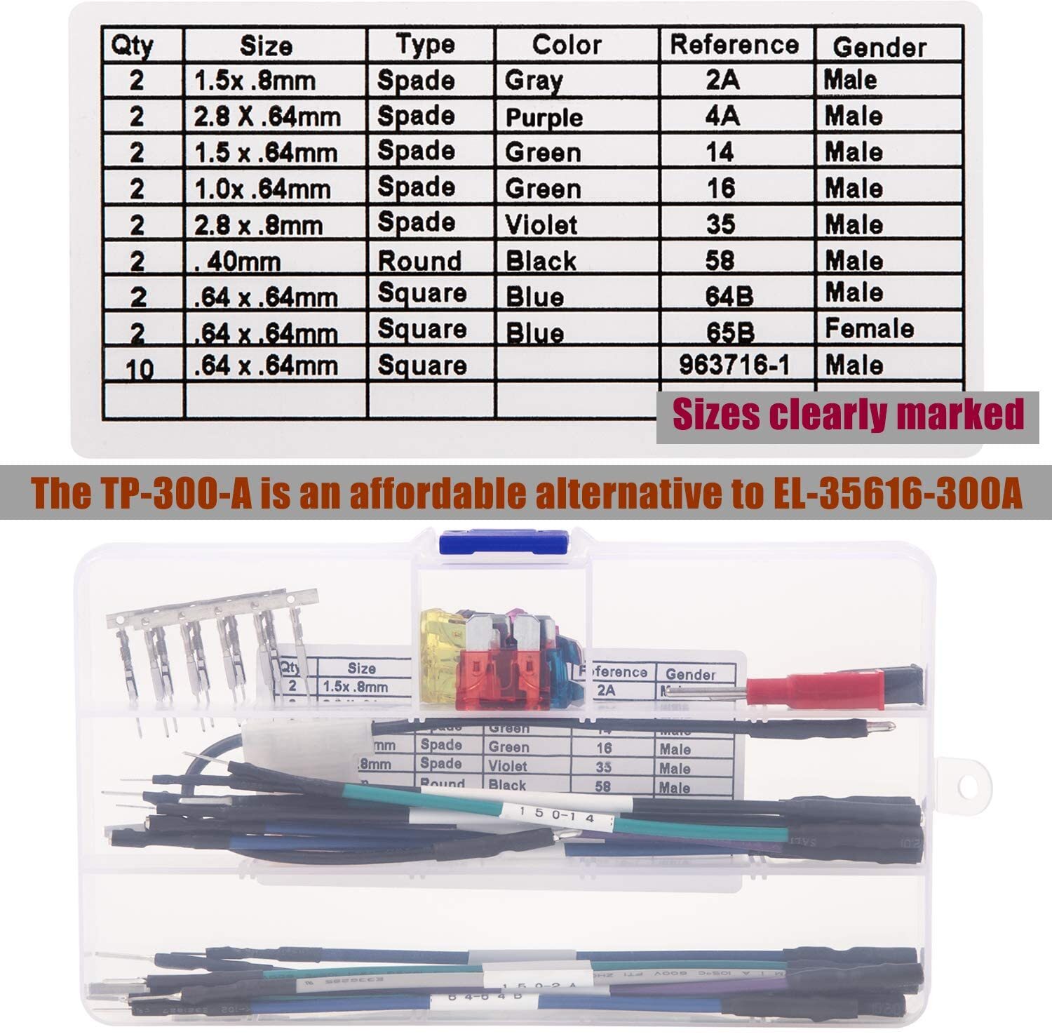 TP-300-A Terminal Test Probes Kit for GM – Alt. EL-35616-300-A, 35616, J-35616