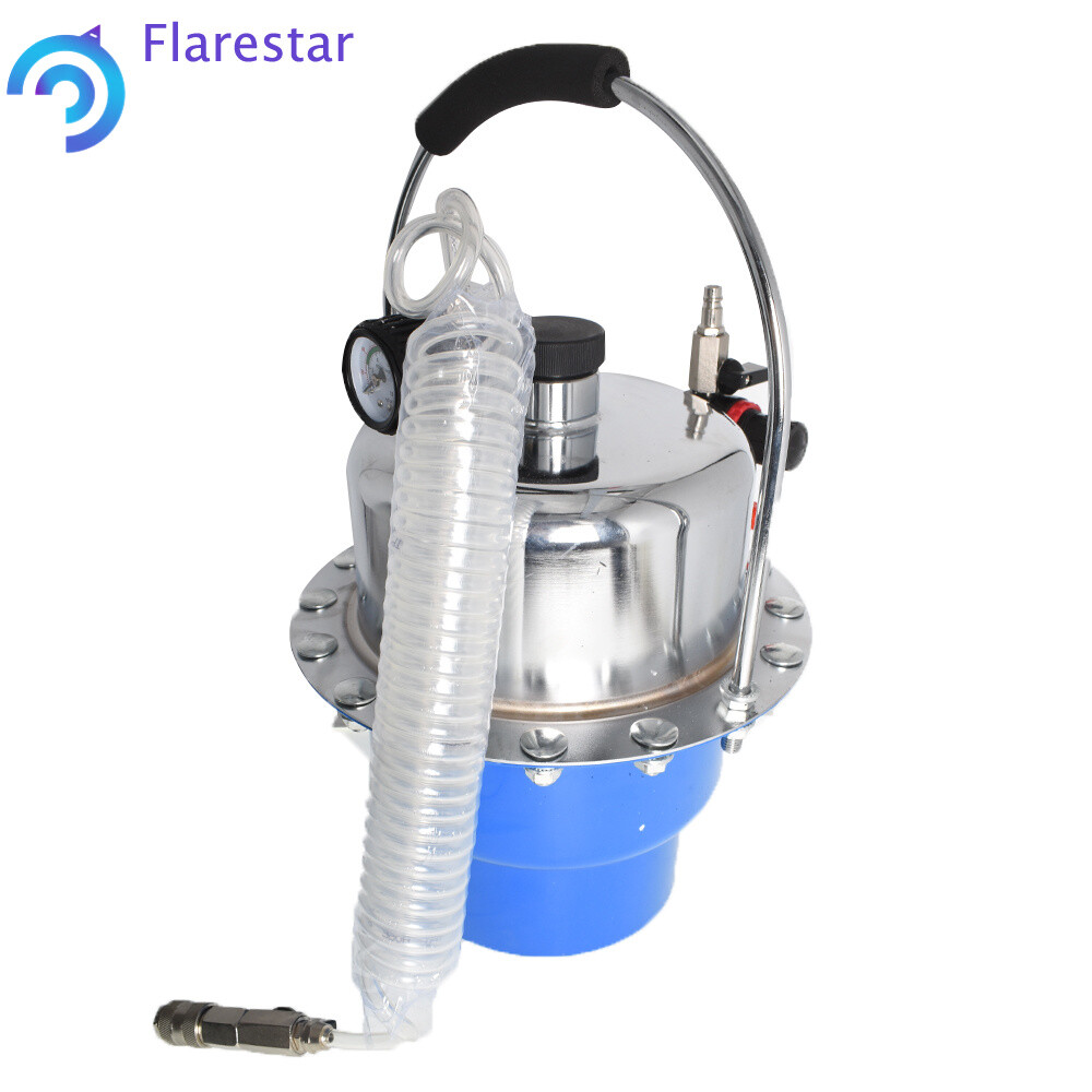 Portable Pneumatic Air Pressure Brake Kit + Clutch Bleeder Valve System Kit