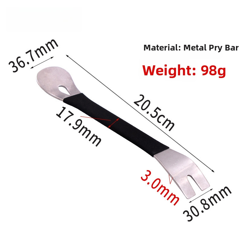 Sturdy Metal U Shaped Pry Bar for Car Audio For Dash and for interior Clip