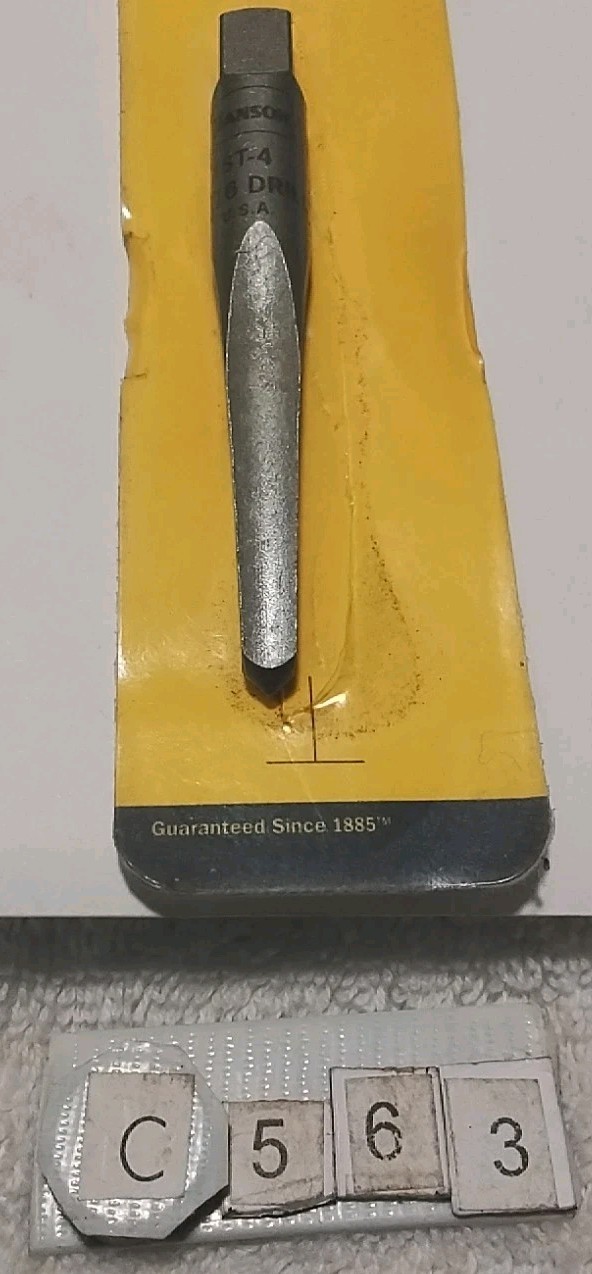 IRWIN-HANSON 53604 ST-4 #4 STRAIGHT SCREW EXTRACTOR USA 🇺🇸