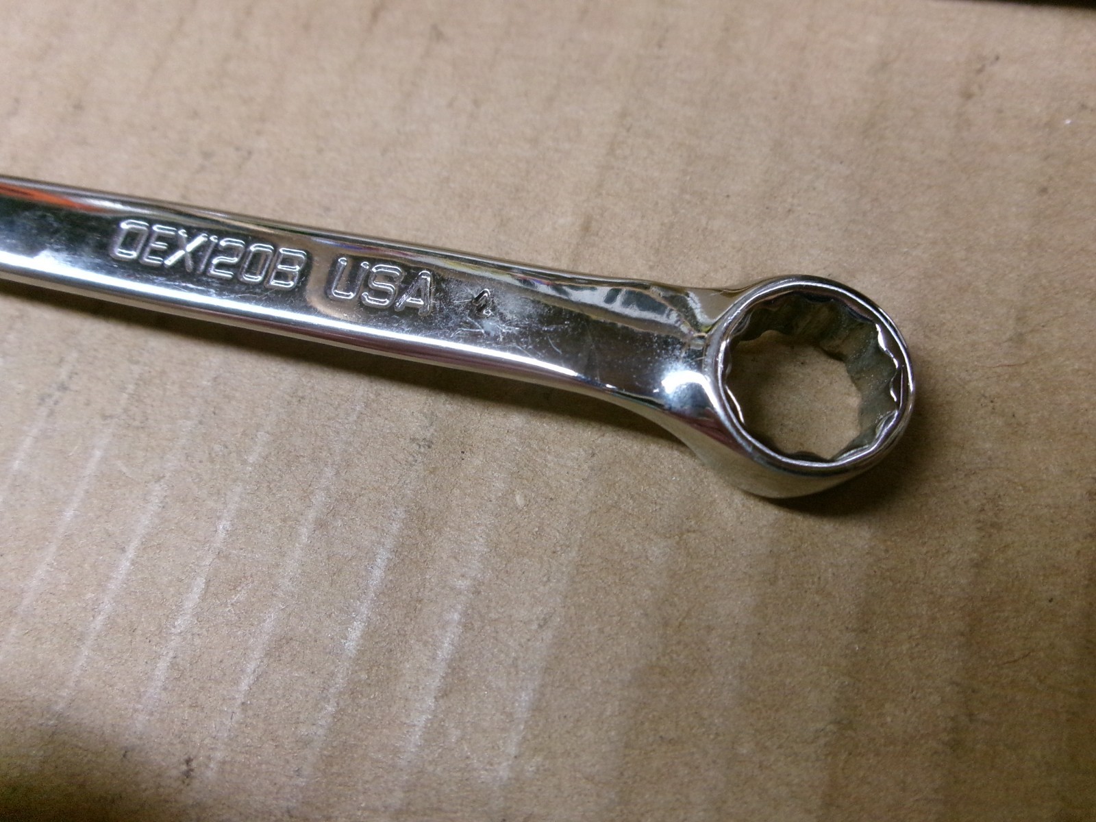 Snap-on USA 3/8″ 12-Point Short Combination Wrench No OEX120B