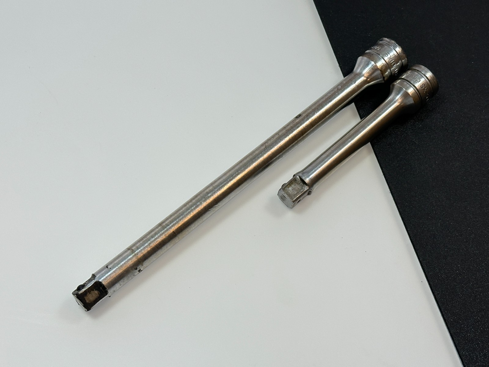 🇺🇸 Snap On Tools USA 2pc 1/2″ Drive Extension Set Lot, SX5 5″ & SX10 10″ Long