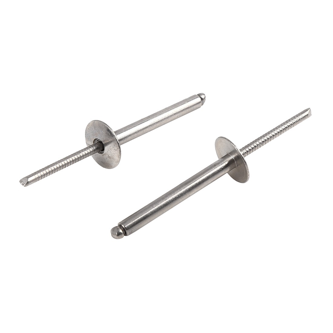 2pcs Car Aluminum Rivet Grip 4.8mm x 40mm Mandrel 2.8mm Dia. 304 Stainless Steel