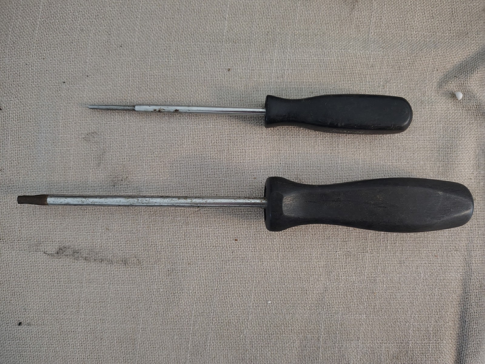 2pc Snap-on SDDC8 SSDC-4 Clutch Head Screwdriver Set Black Handle – Made in USA