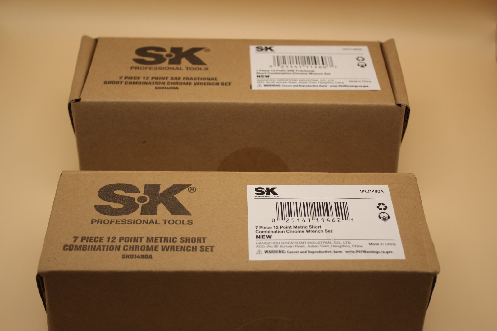 SK Short Wrench Combo Pack Metric Set & SAE Set 12 Point Both Sets NEW Proline