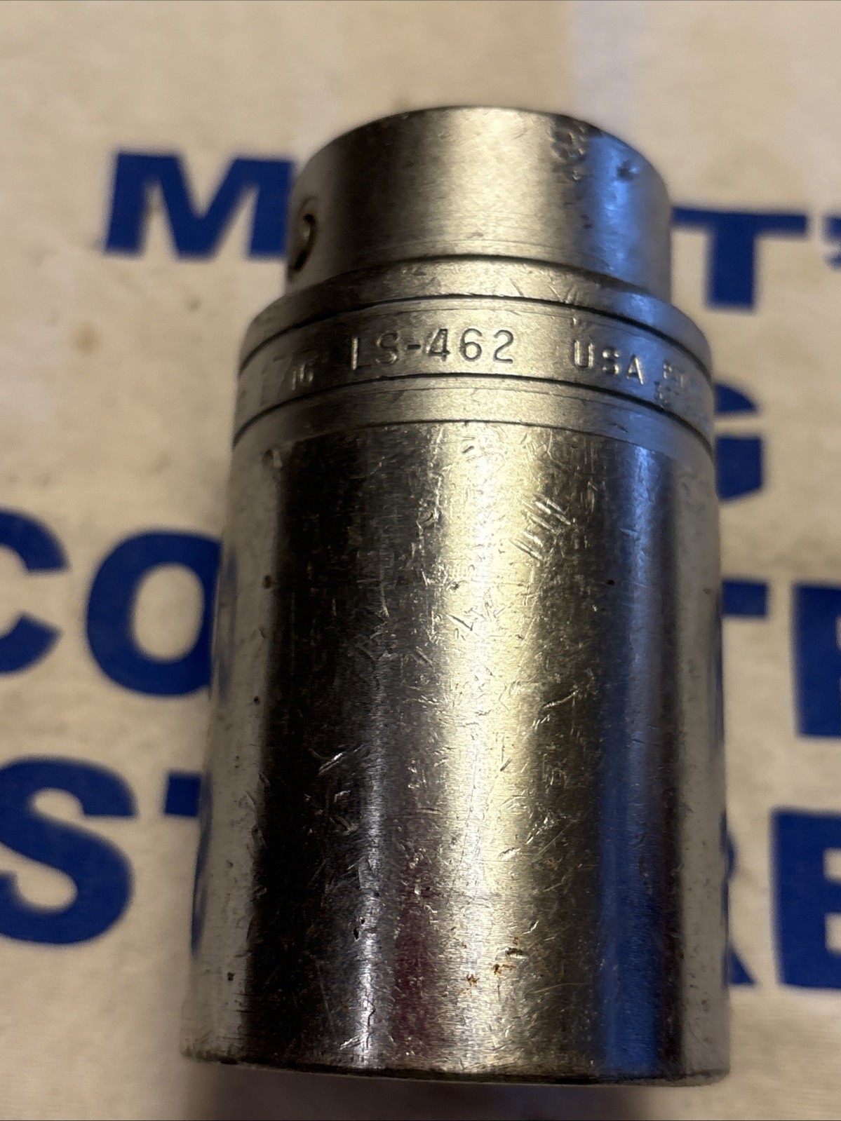 Vintage Snap-on Tools USA 3/4″ Drive 6pt 1-7/16″ Deep Chrome Socket LS-462