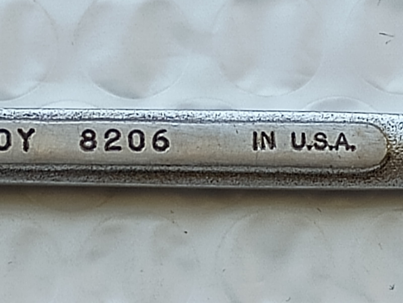 SK TOOLS USA 8206, 6MM x 7MM. DOUBLE OPEN – END WRENCH.
