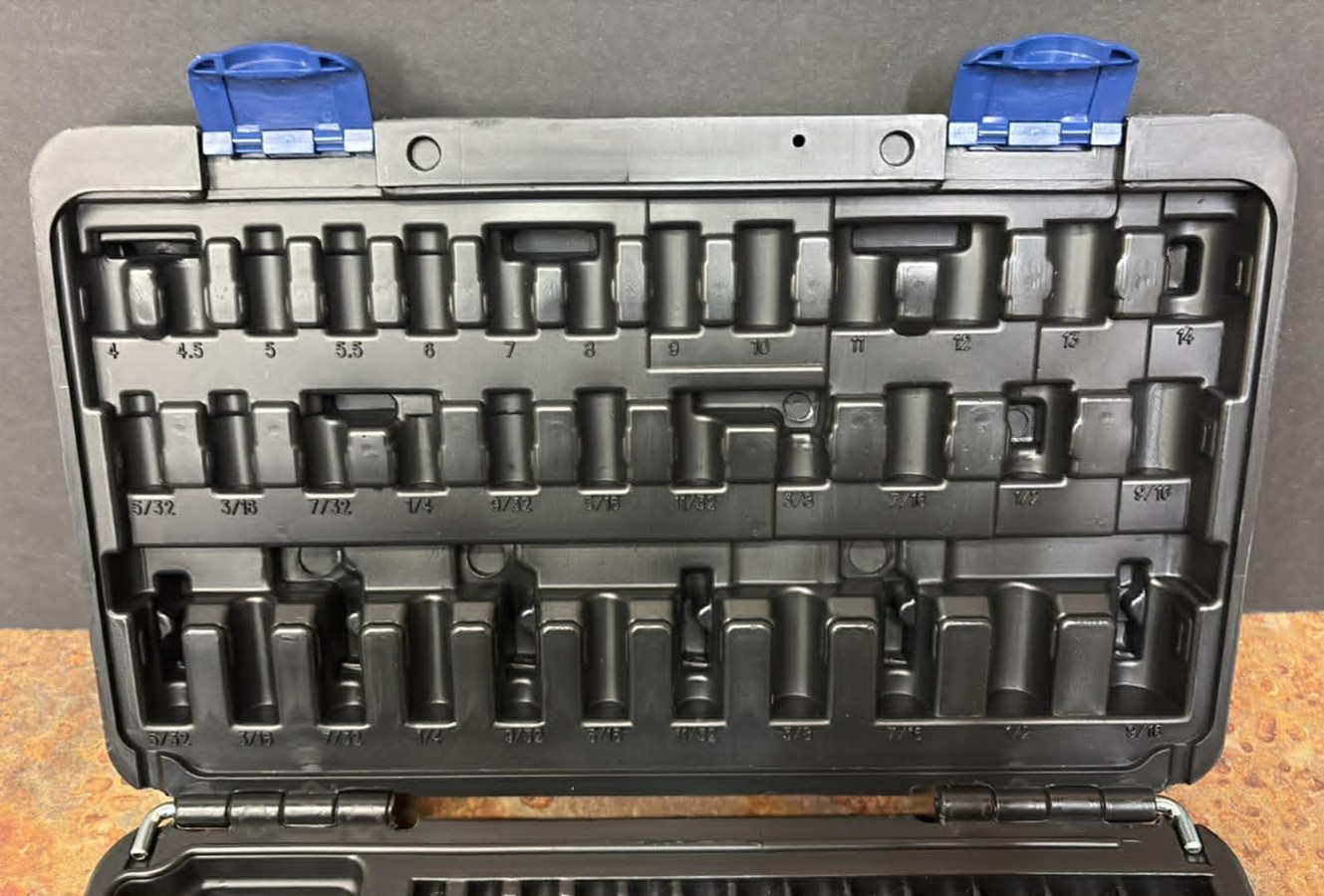 Quinn 3/8 Master Socket Ratchet U-Joint Set CASE ONLY Free Shipping 13×8