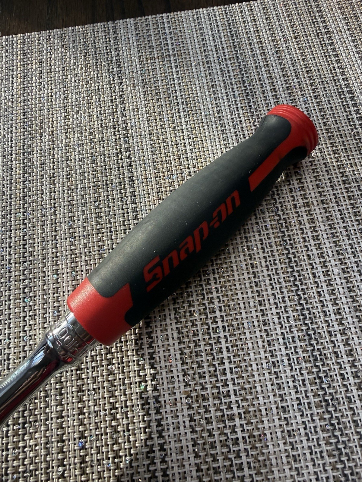 Red Snap-On Ratchet 3/8″ Drive FH100