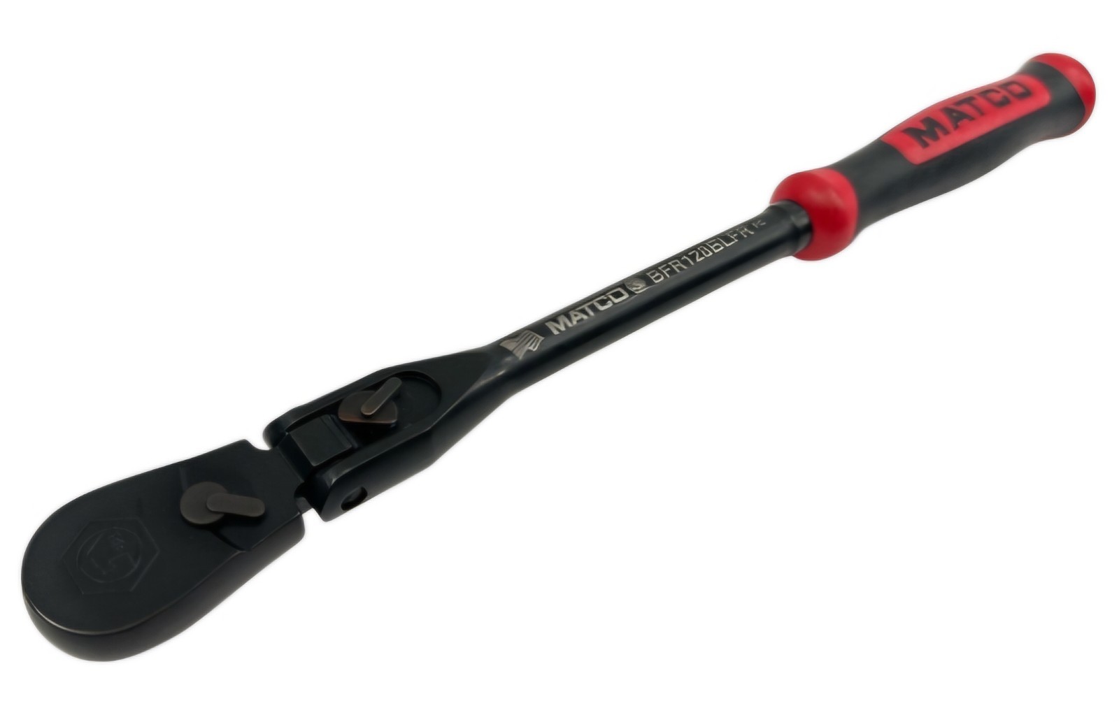 Matco Tools Black Nickel BFR128NLFR 3/8″ DRIVE 12-1/2″ LOCKING FLEX HEAD RATCHET