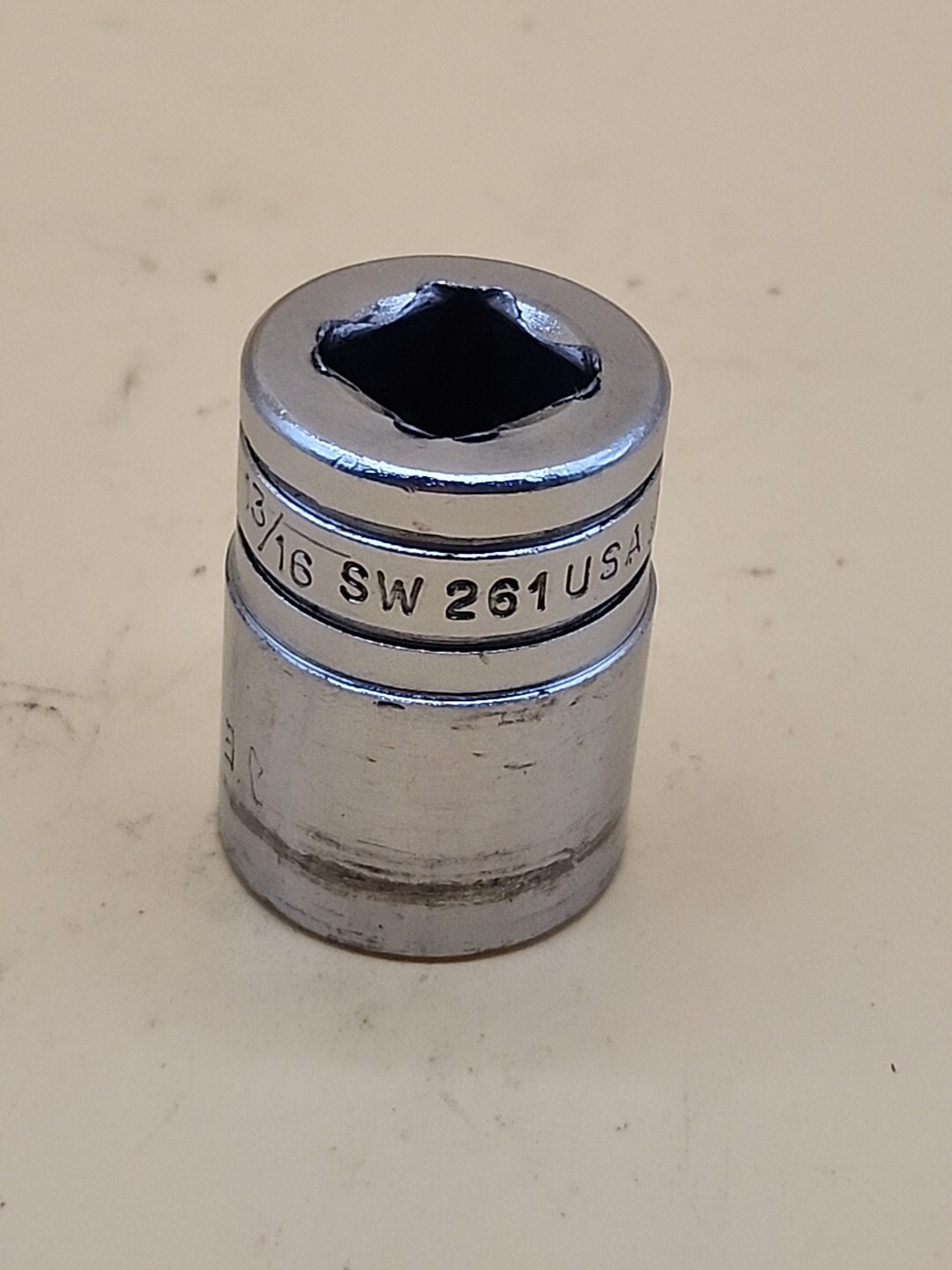 Snap-On Tools SW-261 13/16″ 1/2″drive 12 point chrome socket USA