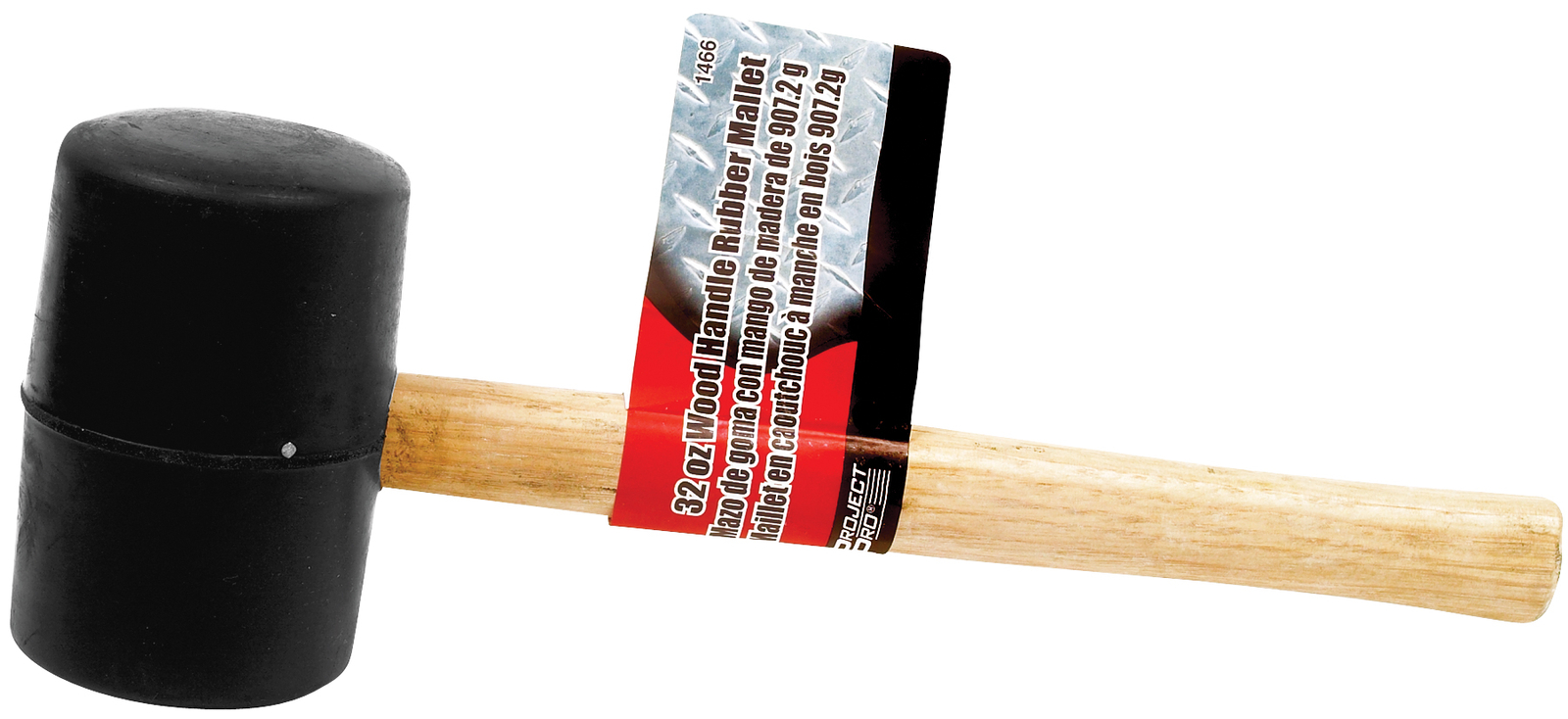 Wilmar 1466 32 oz Wood Handle Rubber Mallet