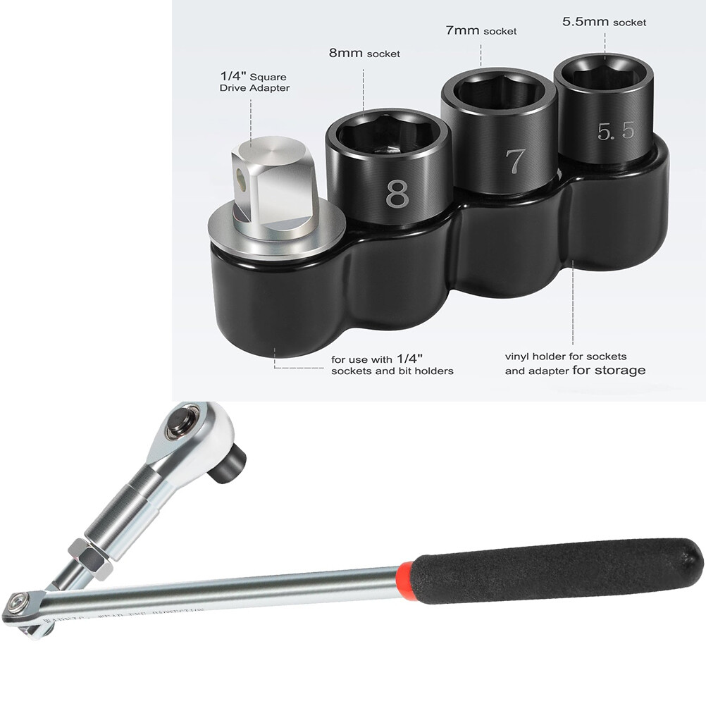 4180 Actuator Motor Tool Set includes 5.5mm 7mm 8mm Socket –5 pc