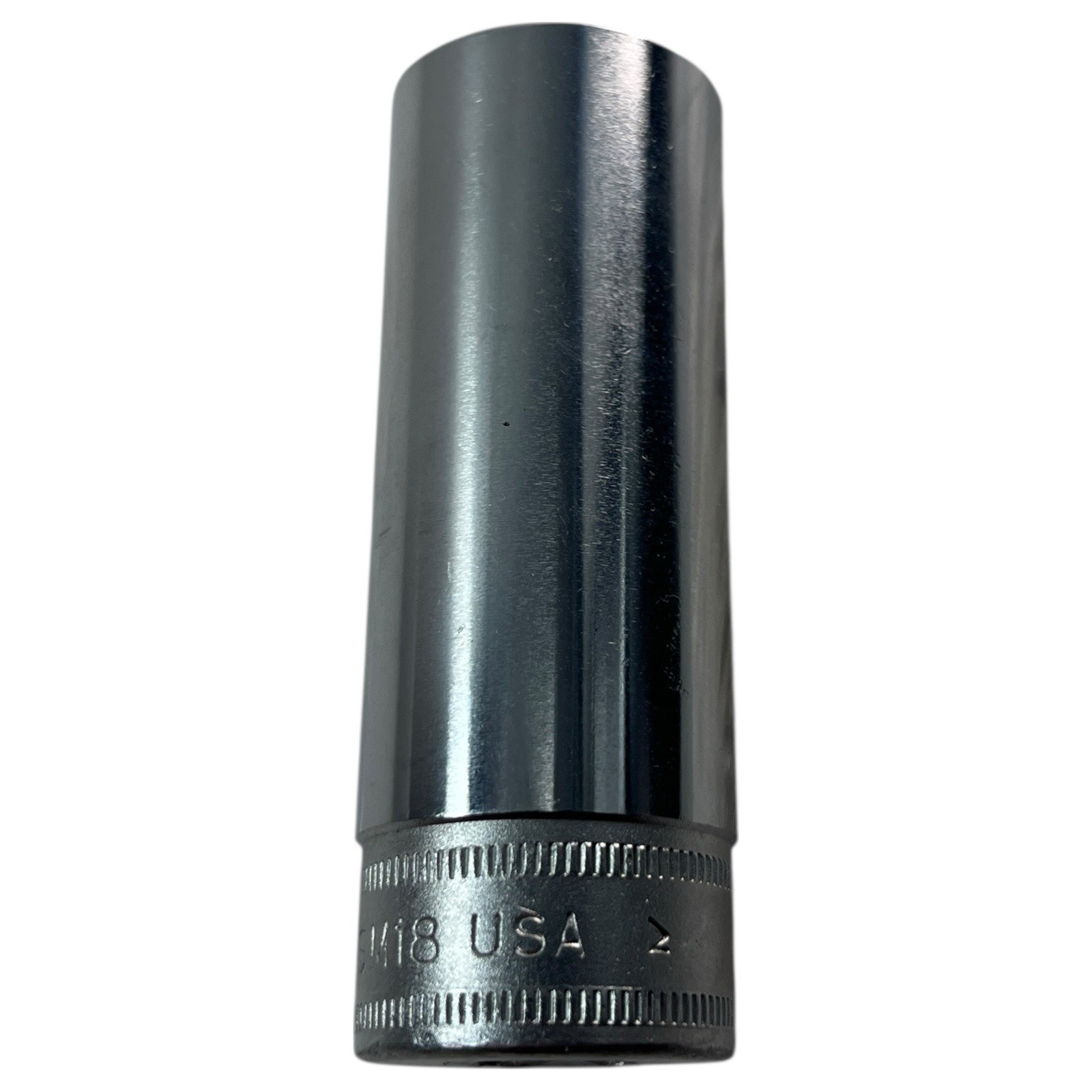 Snap-On Deep Socket 18mm SFSM18 3/8″ Drive 6 Pt Chrome As Pictured Mechanic Tool