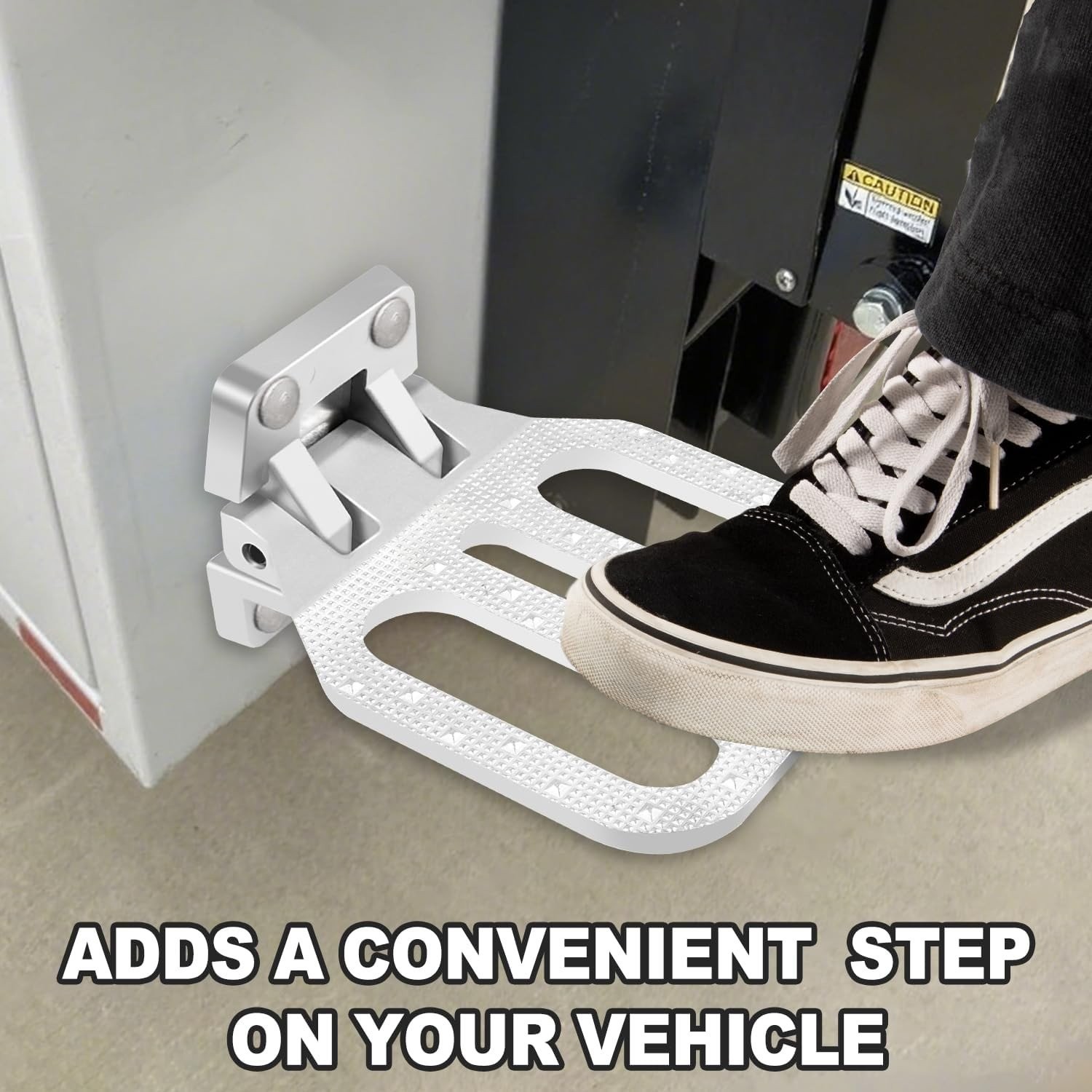 FS2797CH Large Folding Step With Gasket for Truck Trailer RV Camper Boat Vehicle