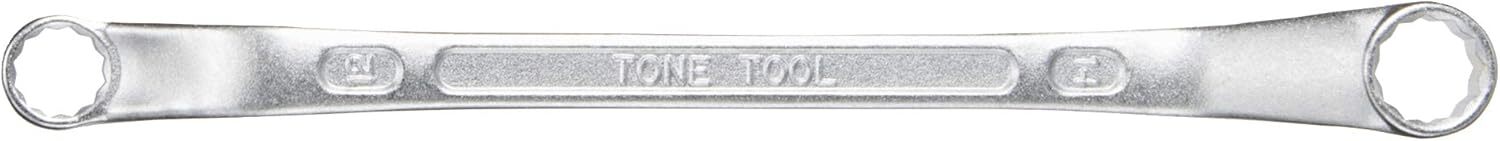 Tone M45-1214 12 × 14 mm 12-Point Metric Long Type 45° Offset Box Wrench