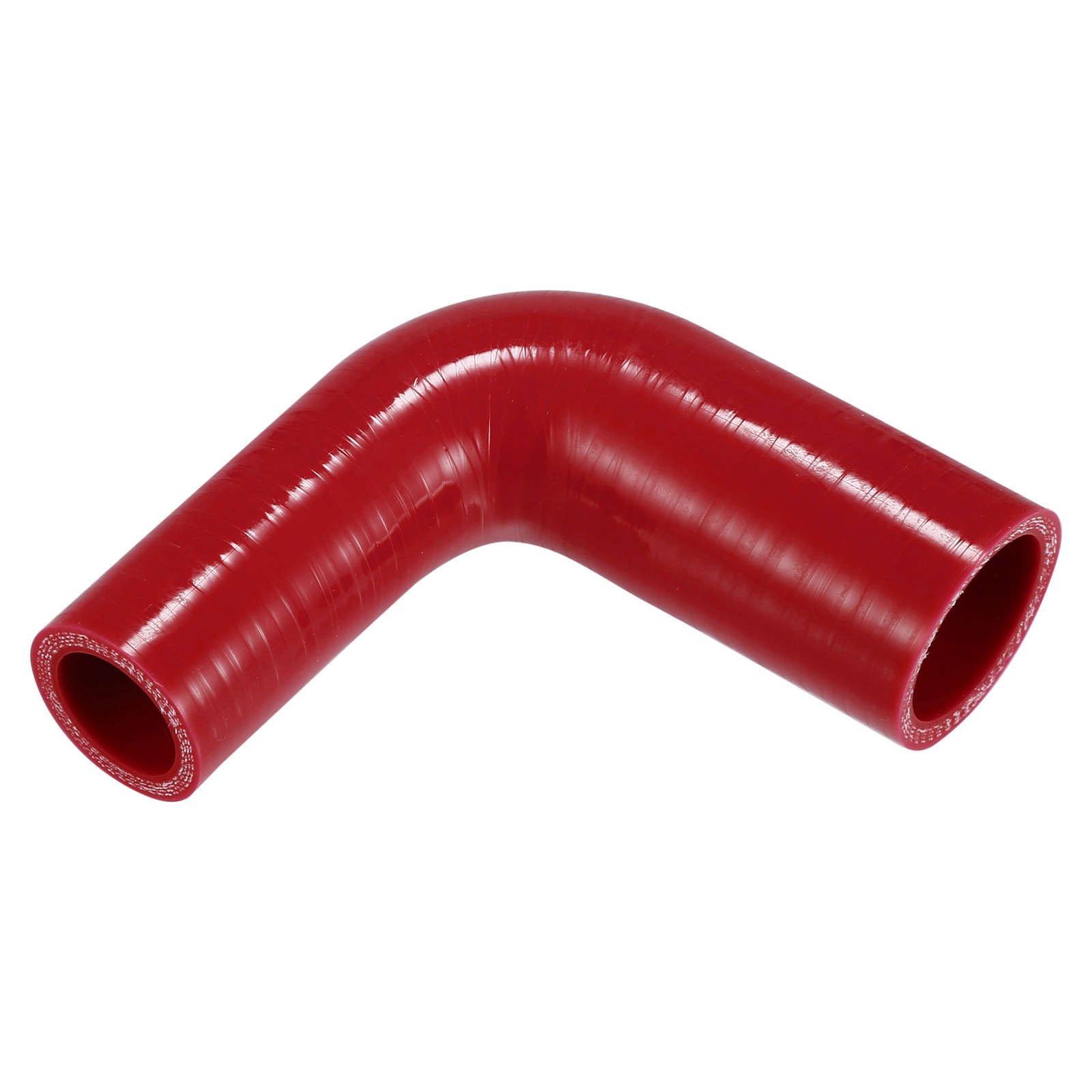 25-35mm 0.98″-1.38″ ID 90mm 3.54″ Length 90 Degree Red Silicone Pipe