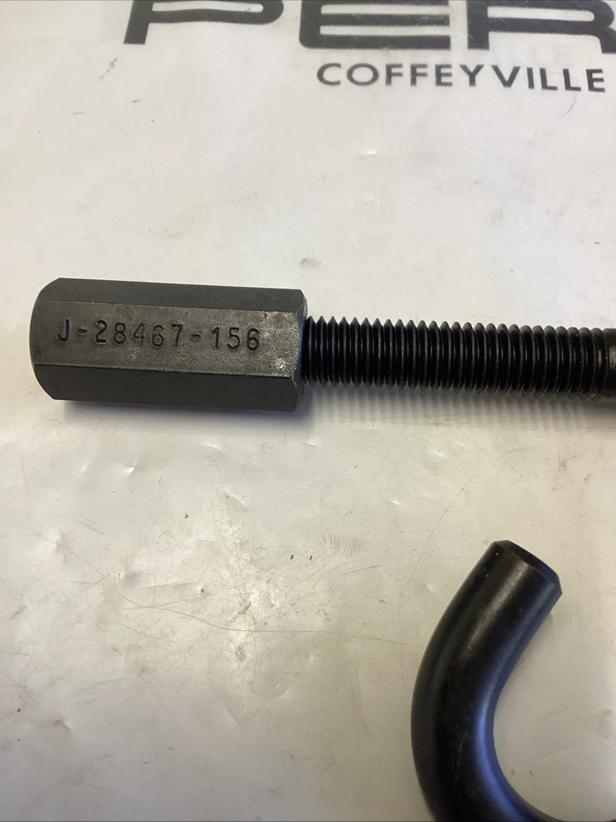 J-28467-155 & J-28467-156 Engine Support Fixture Hook Adapter & Nut